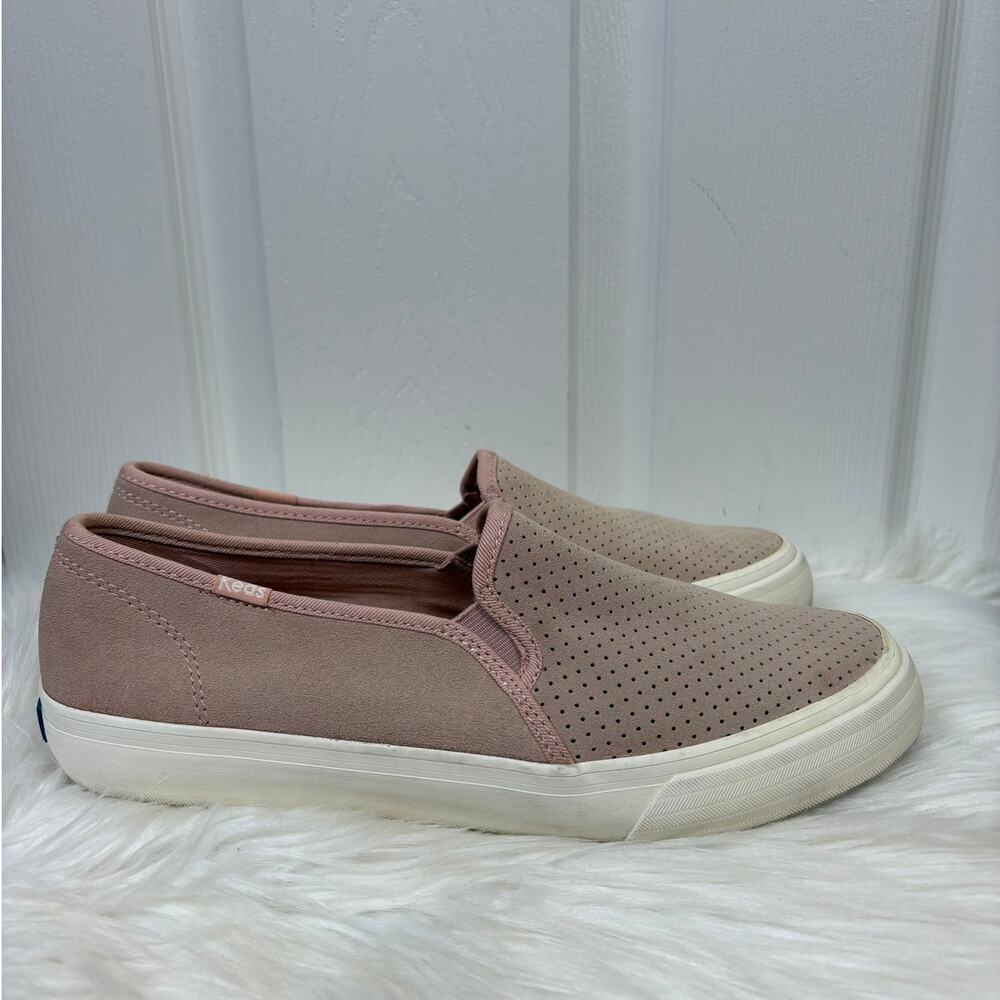 Keds Women's Double Decker Pink Suede Sneakers Size 9 - Picture 7 of 9